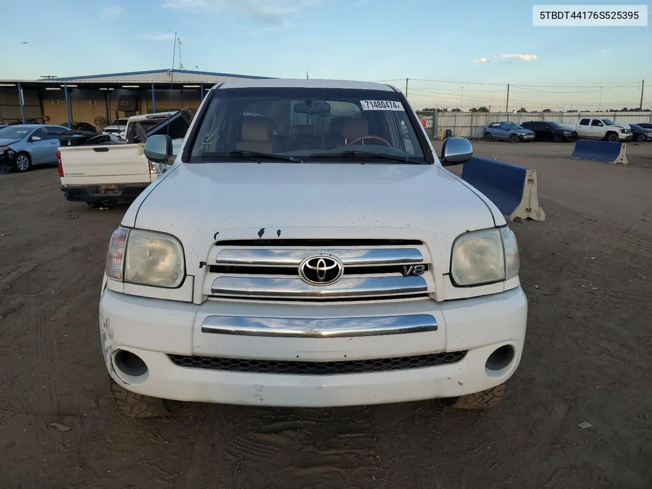 2006 Toyota Tundra Double Cab Sr5 VIN: 5TBDT44176S525395 Lot: 71480474