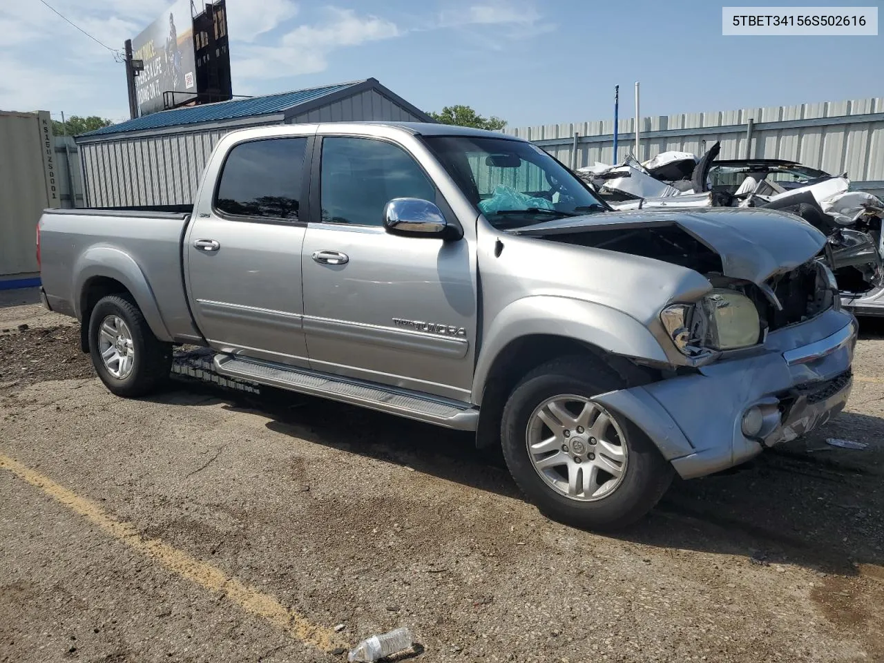 2006 Toyota Tundra Double Cab Sr5 VIN: 5TBET34156S502616 Lot: 72191784