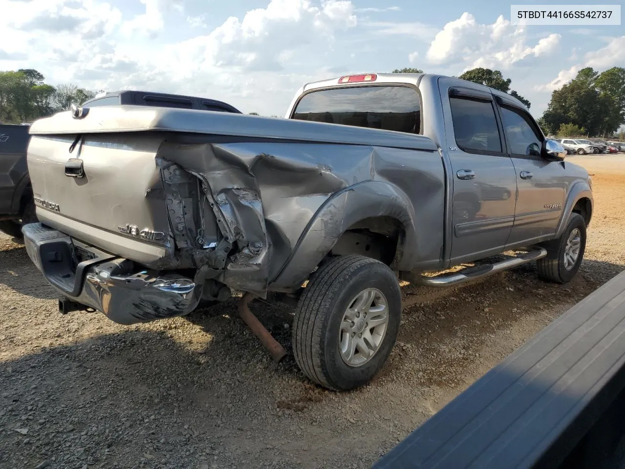 2006 Toyota Tundra Double Cab Sr5 VIN: 5TBDT44166S542737 Lot: 72407454