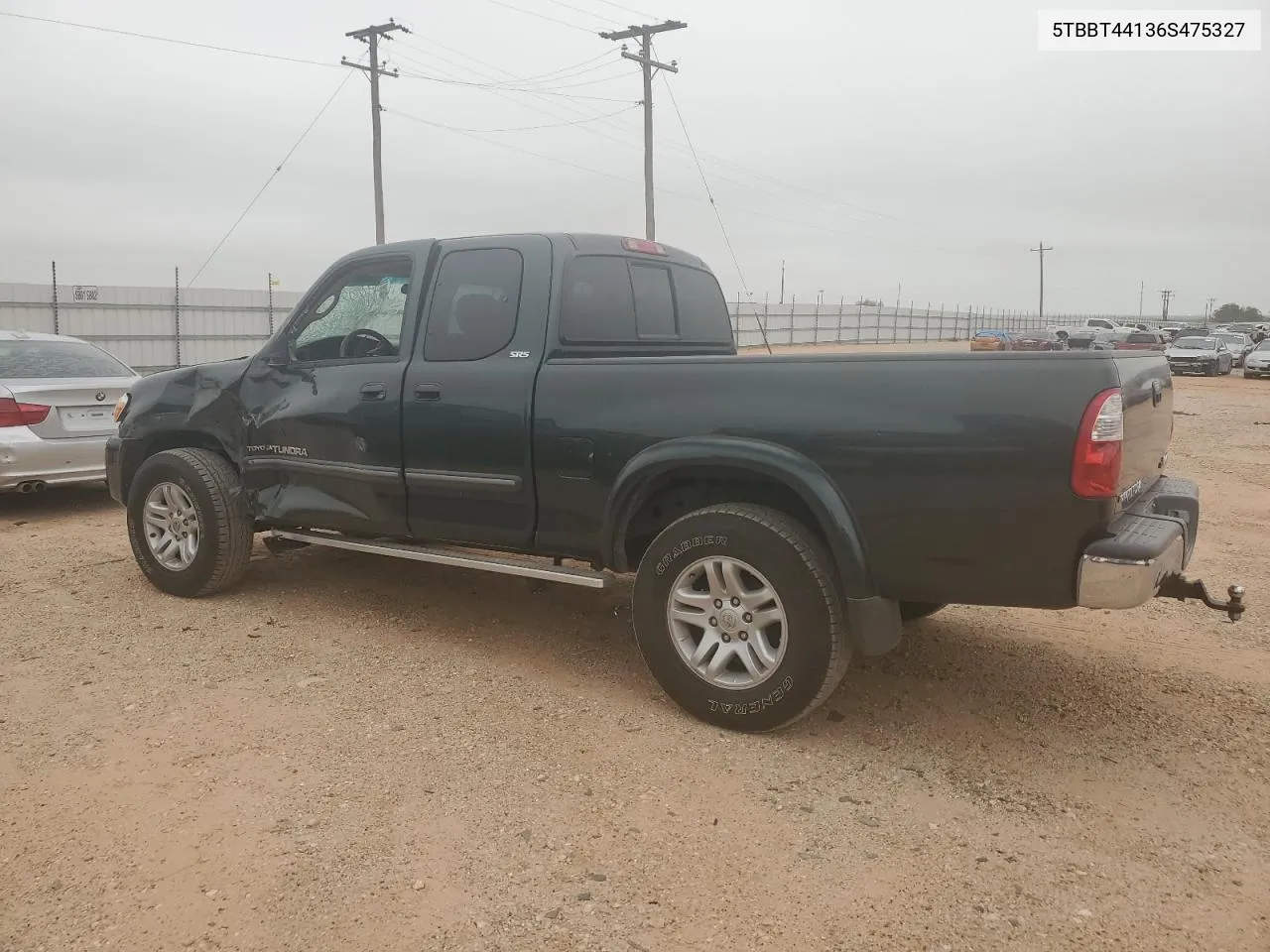 2006 Toyota Tundra Access Cab Sr5 VIN: 5TBBT44136S475327 Lot: 72598994