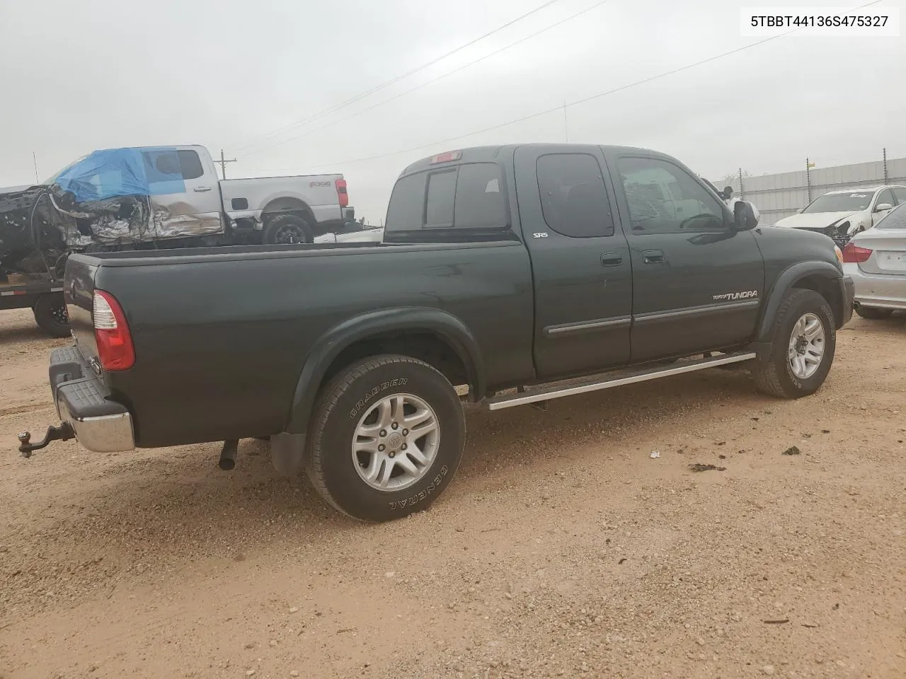 2006 Toyota Tundra Access Cab Sr5 VIN: 5TBBT44136S475327 Lot: 72598994