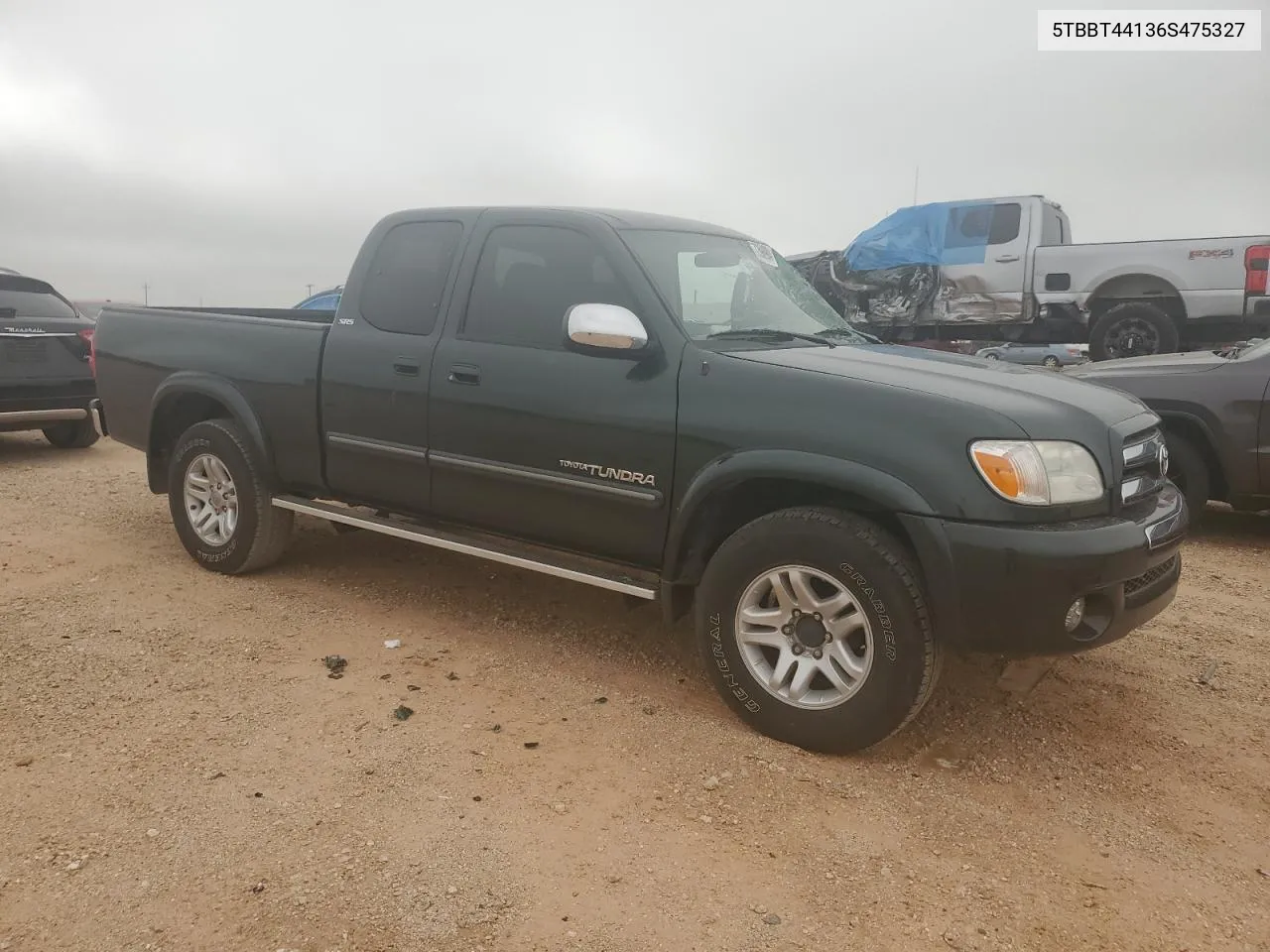 2006 Toyota Tundra Access Cab Sr5 VIN: 5TBBT44136S475327 Lot: 72598994