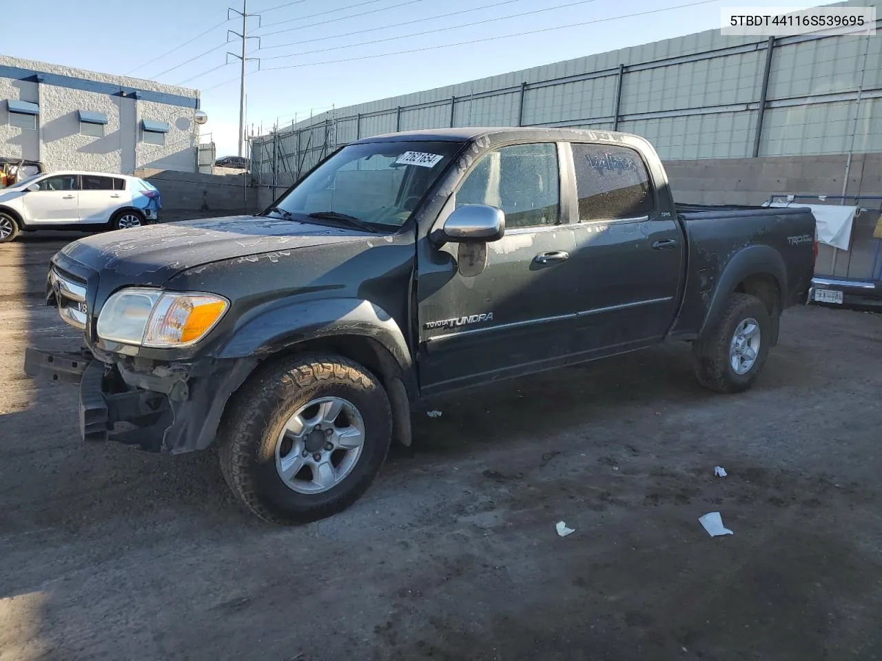 2006 Toyota Tundra Double Cab Sr5 VIN: 5TBDT44116S539695 Lot: 72621654