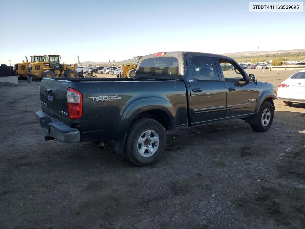 2006 Toyota Tundra Double Cab Sr5 VIN: 5TBDT44116S539695 Lot: 72621654