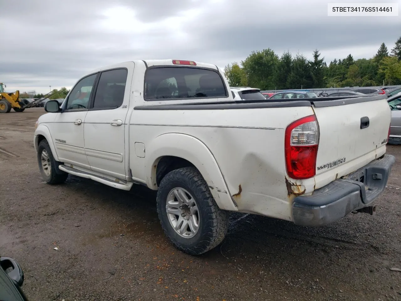 2006 Toyota Tundra Double Cab Sr5 VIN: 5TBET34176S514461 Lot: 72686974