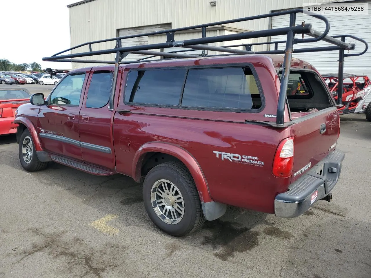 2006 Toyota Tundra Access Cab Sr5 VIN: 5TBBT44186S475288 Lot: 72811184