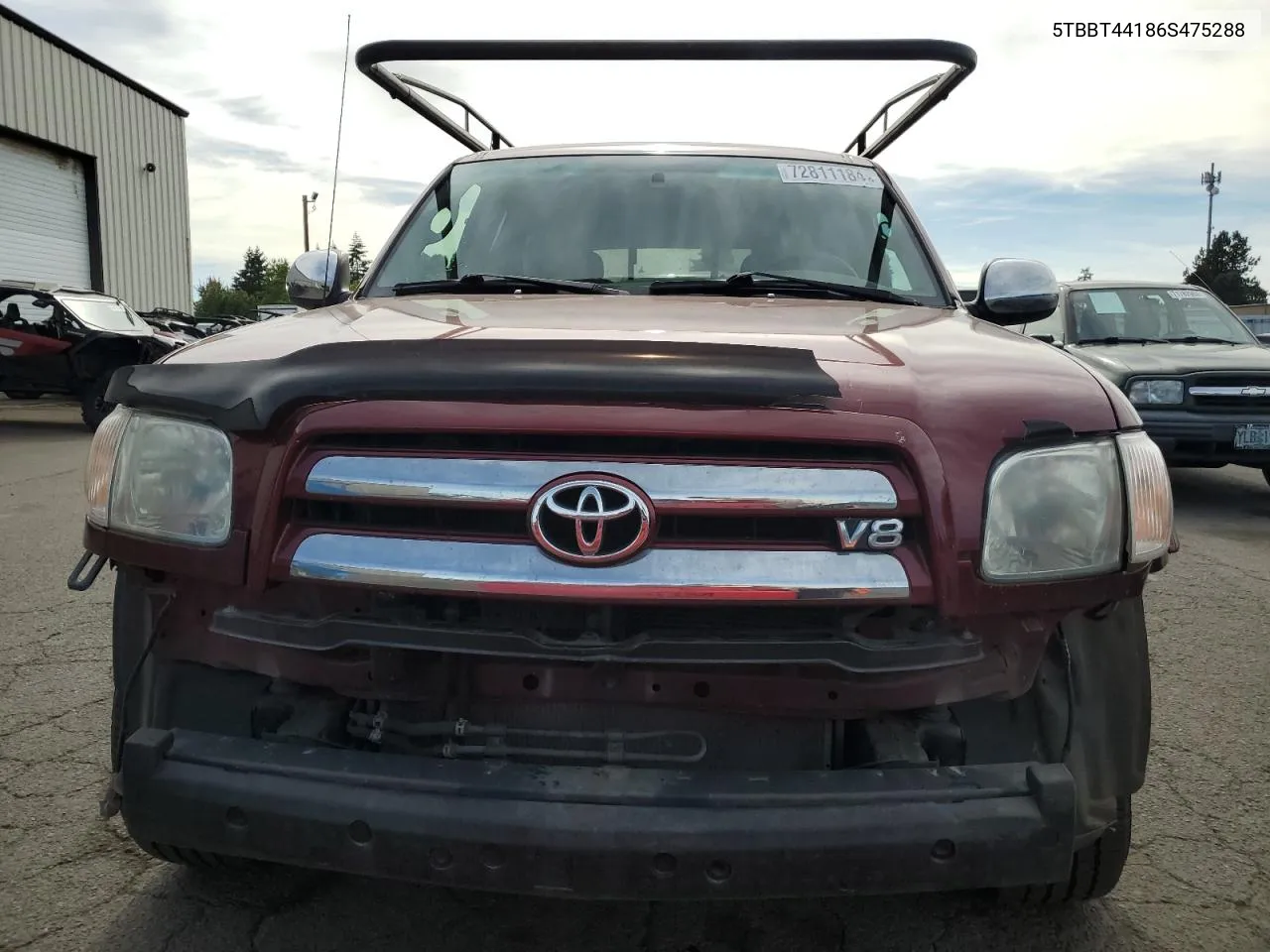 2006 Toyota Tundra Access Cab Sr5 VIN: 5TBBT44186S475288 Lot: 72811184