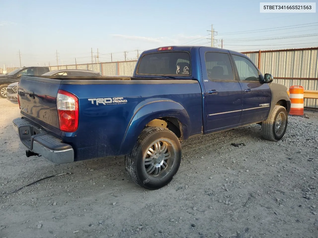 2006 Toyota Tundra Double Cab Sr5 VIN: 5TBET34166S521563 Lot: 72997184