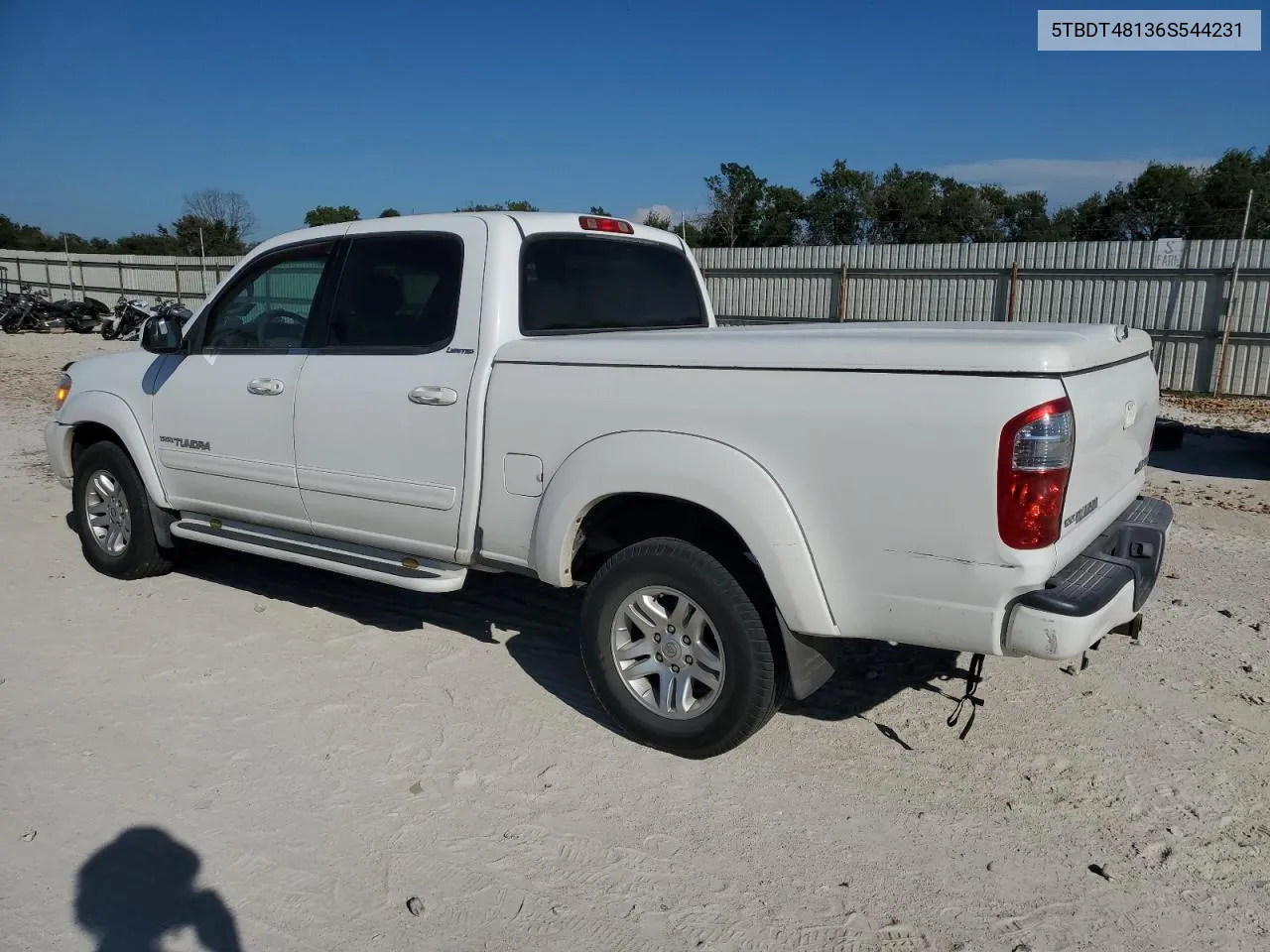 2006 Toyota Tundra Double Cab Limited VIN: 5TBDT48136S544231 Lot: 73125824