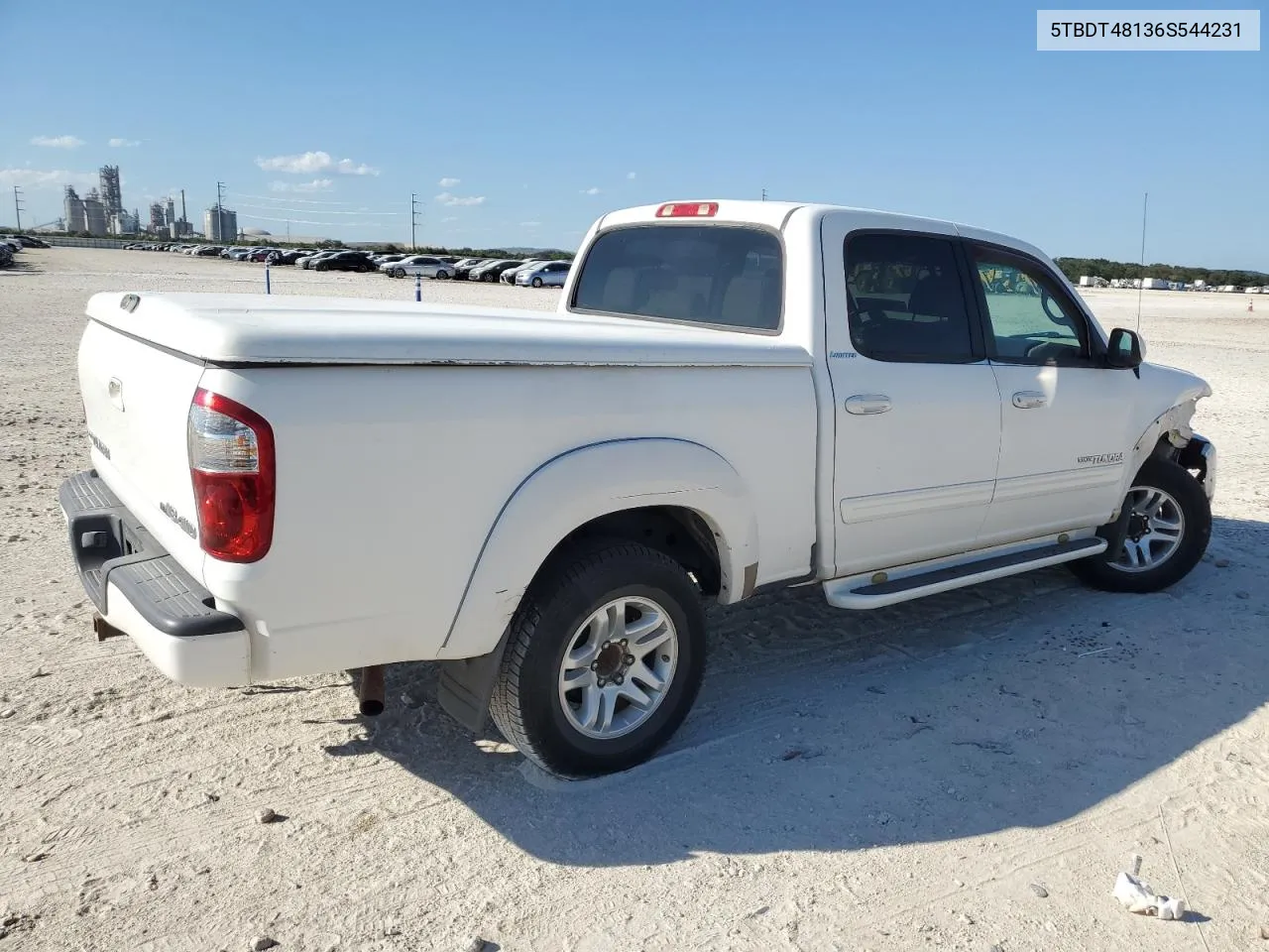 2006 Toyota Tundra Double Cab Limited VIN: 5TBDT48136S544231 Lot: 73125824