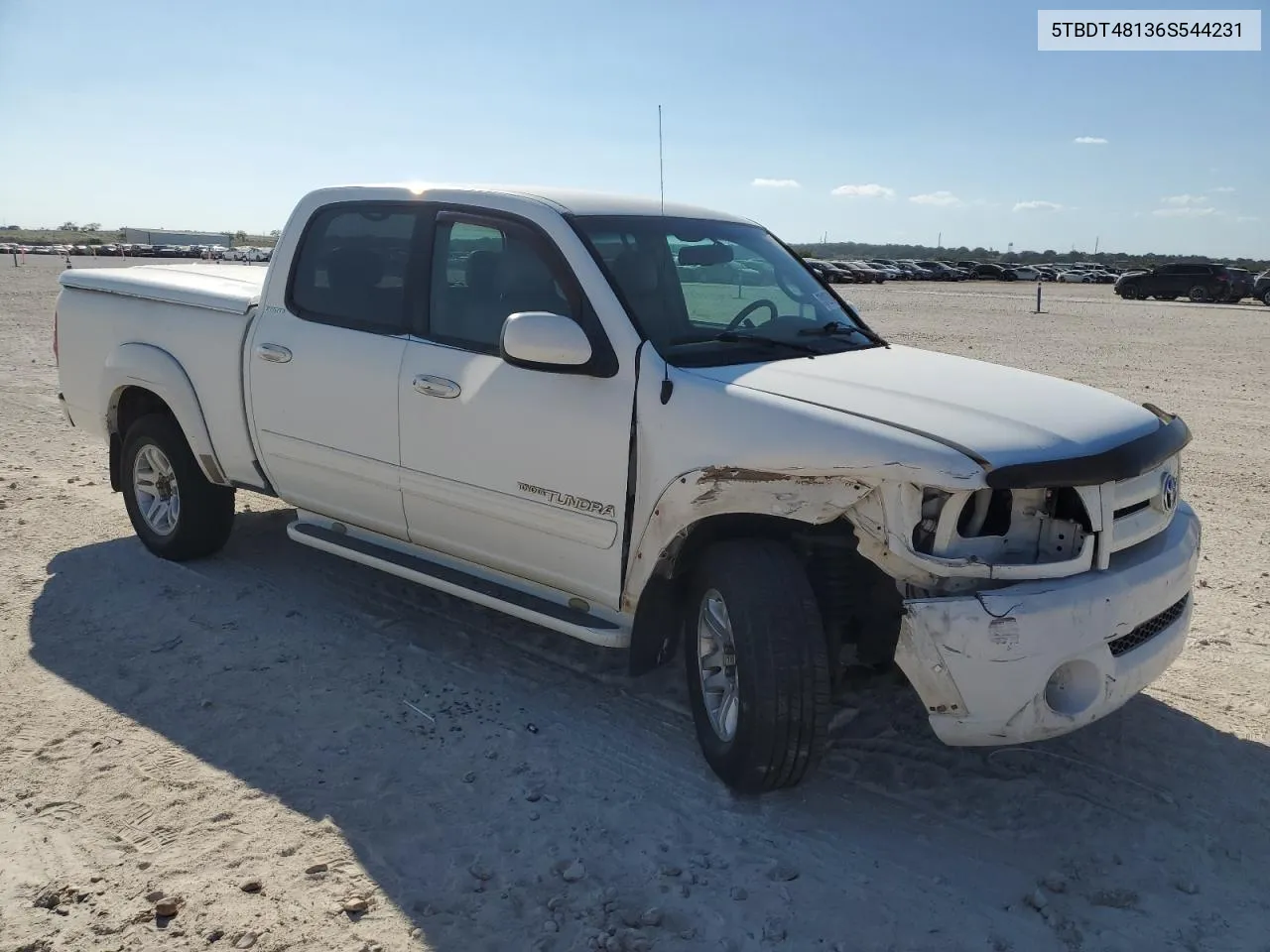 2006 Toyota Tundra Double Cab Limited VIN: 5TBDT48136S544231 Lot: 73125824