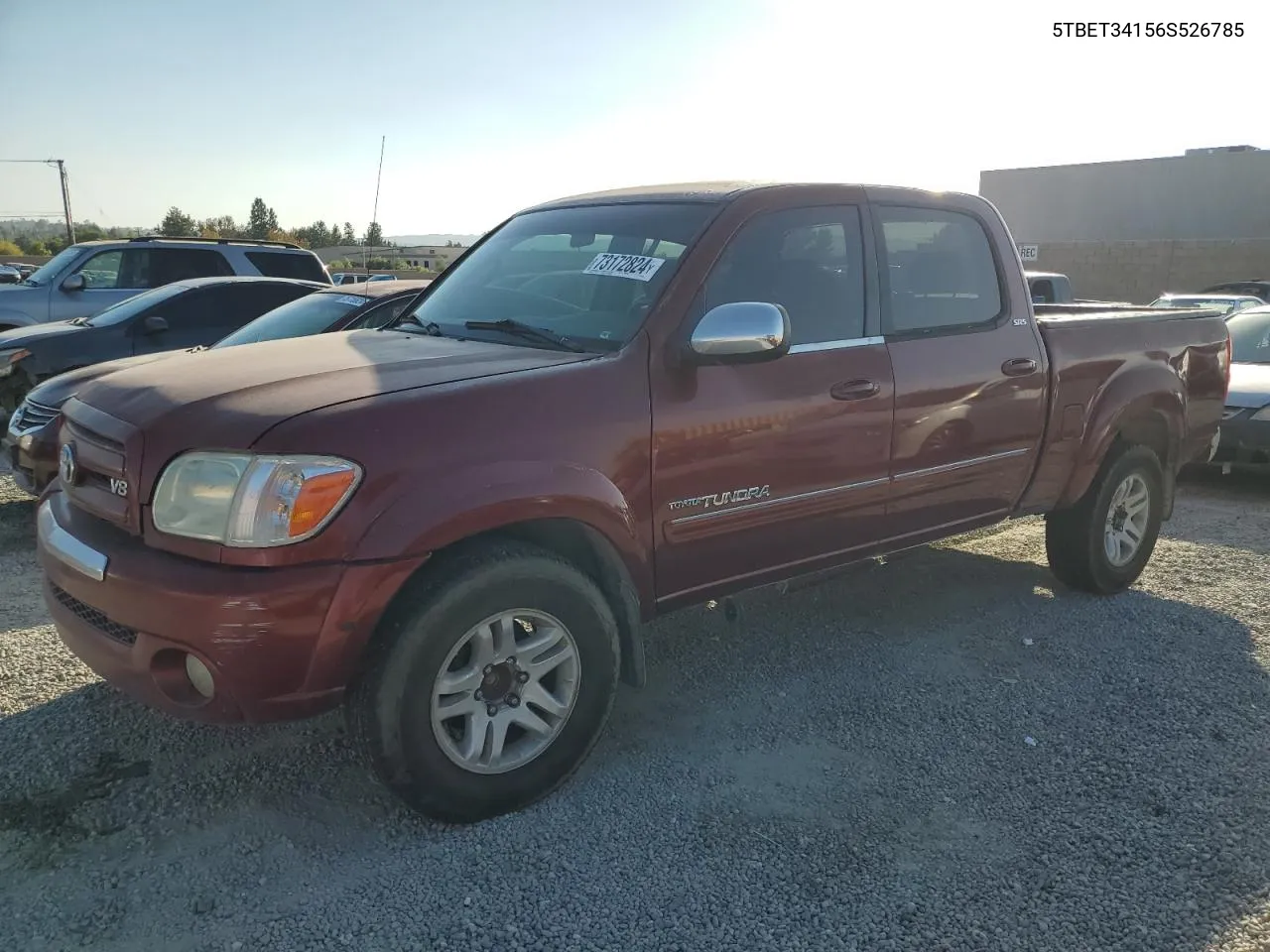 2006 Toyota Tundra Double Cab Sr5 VIN: 5TBET34156S526785 Lot: 73172824