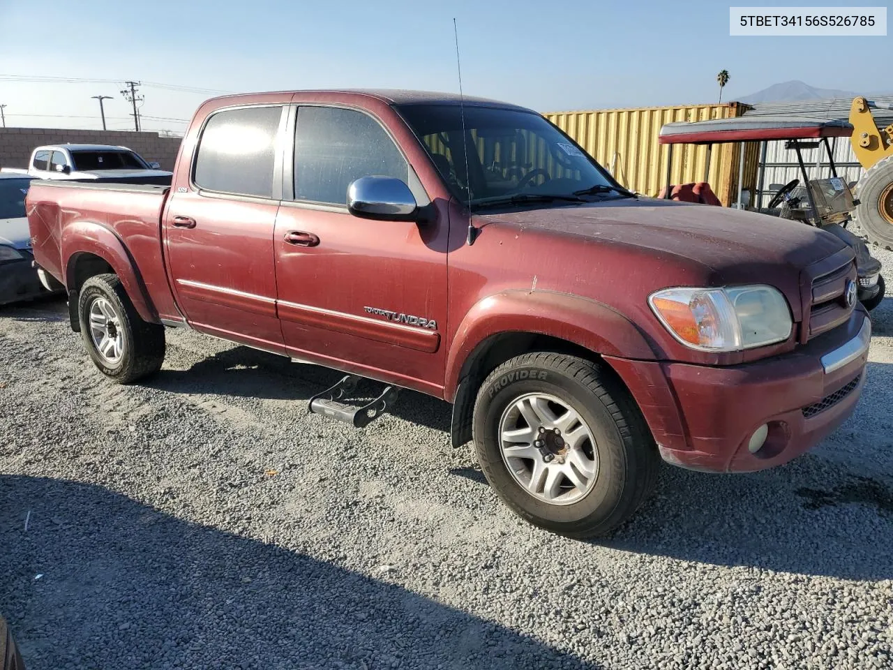 5TBET34156S526785 2006 Toyota Tundra Double Cab Sr5