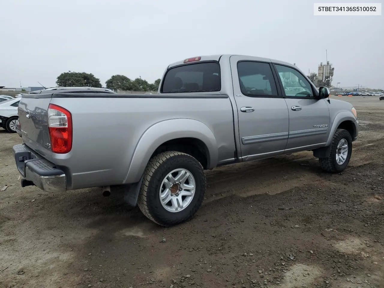 2006 Toyota Tundra Double Cab Sr5 VIN: 5TBET34136S510052 Lot: 73195254