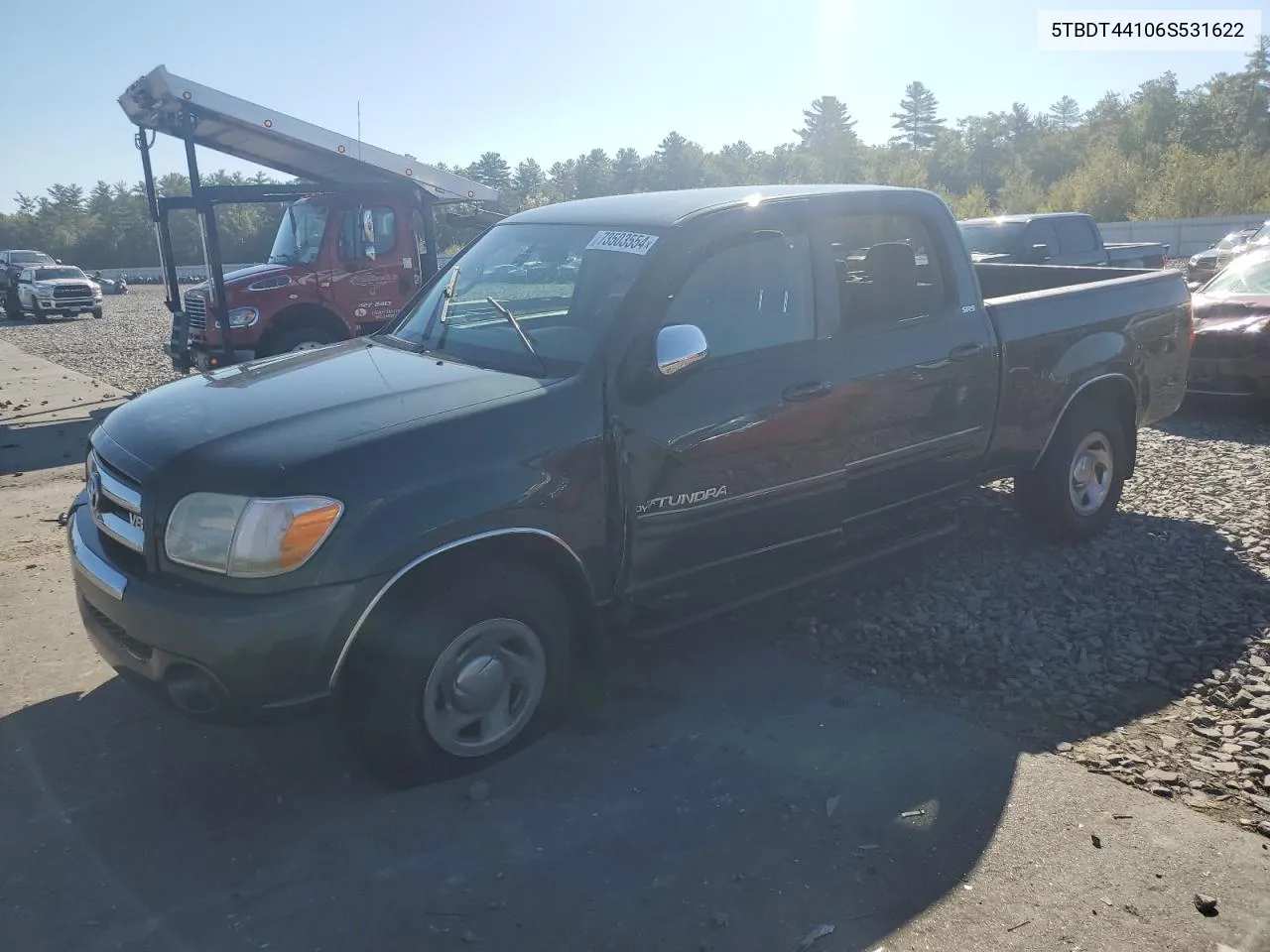 2006 Toyota Tundra Double Cab Sr5 VIN: 5TBDT44106S531622 Lot: 73503554