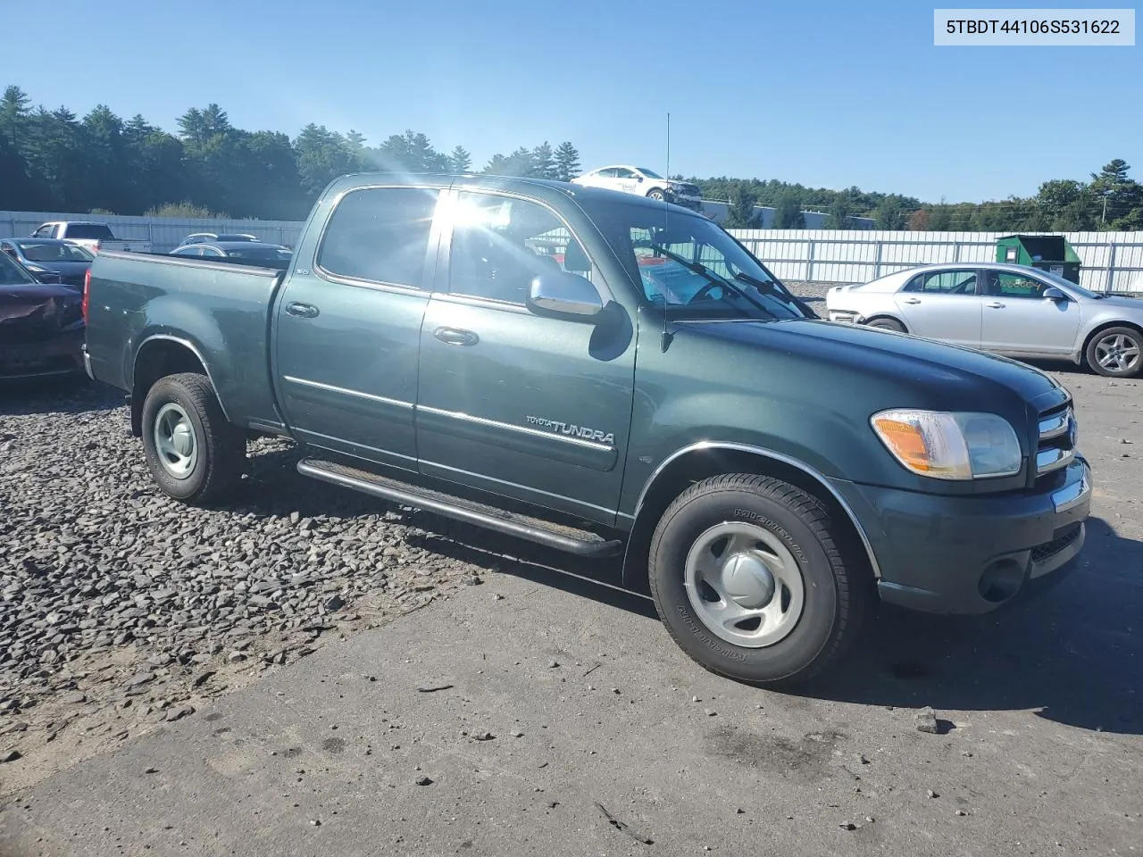 5TBDT44106S531622 2006 Toyota Tundra Double Cab Sr5