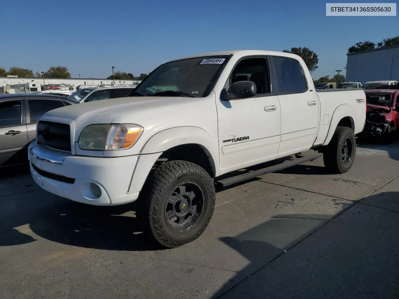 2006 Toyota Tundra Double Cab Sr5 VIN: 5TBET34136S505630 Lot: 73545584