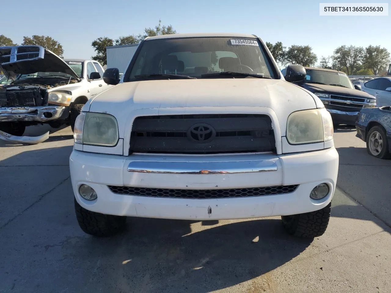 2006 Toyota Tundra Double Cab Sr5 VIN: 5TBET34136S505630 Lot: 73545584