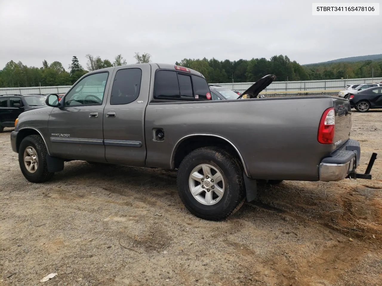 2006 Toyota Tundra Access Cab Sr5 VIN: 5TBRT34116S478106 Lot: 73676144