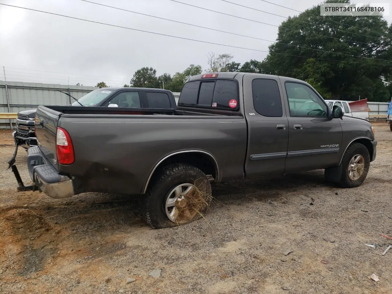 2006 Toyota Tundra Access Cab Sr5 VIN: 5TBRT34116S478106 Lot: 73676144