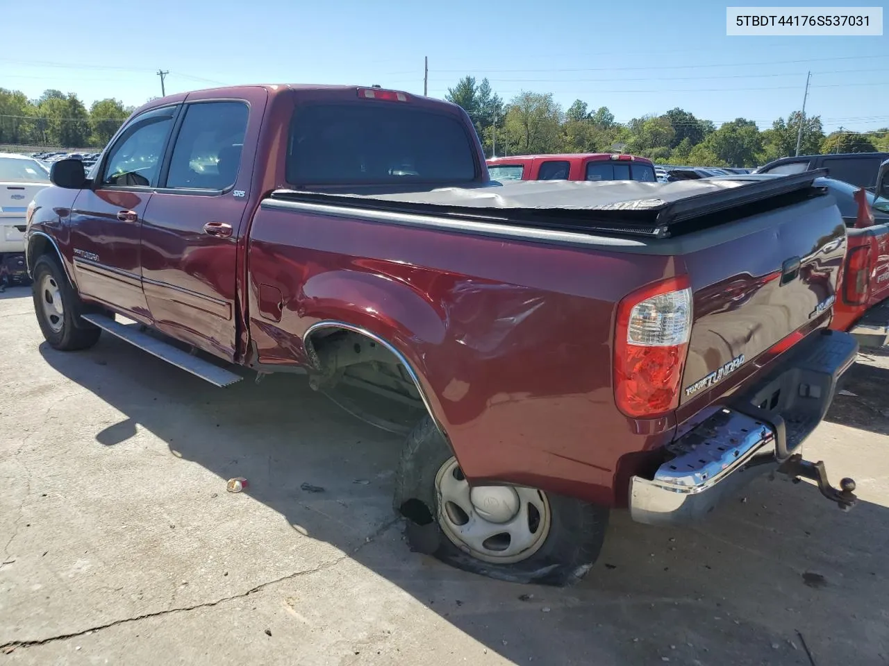 2006 Toyota Tundra Double Cab Sr5 VIN: 5TBDT44176S537031 Lot: 73747714