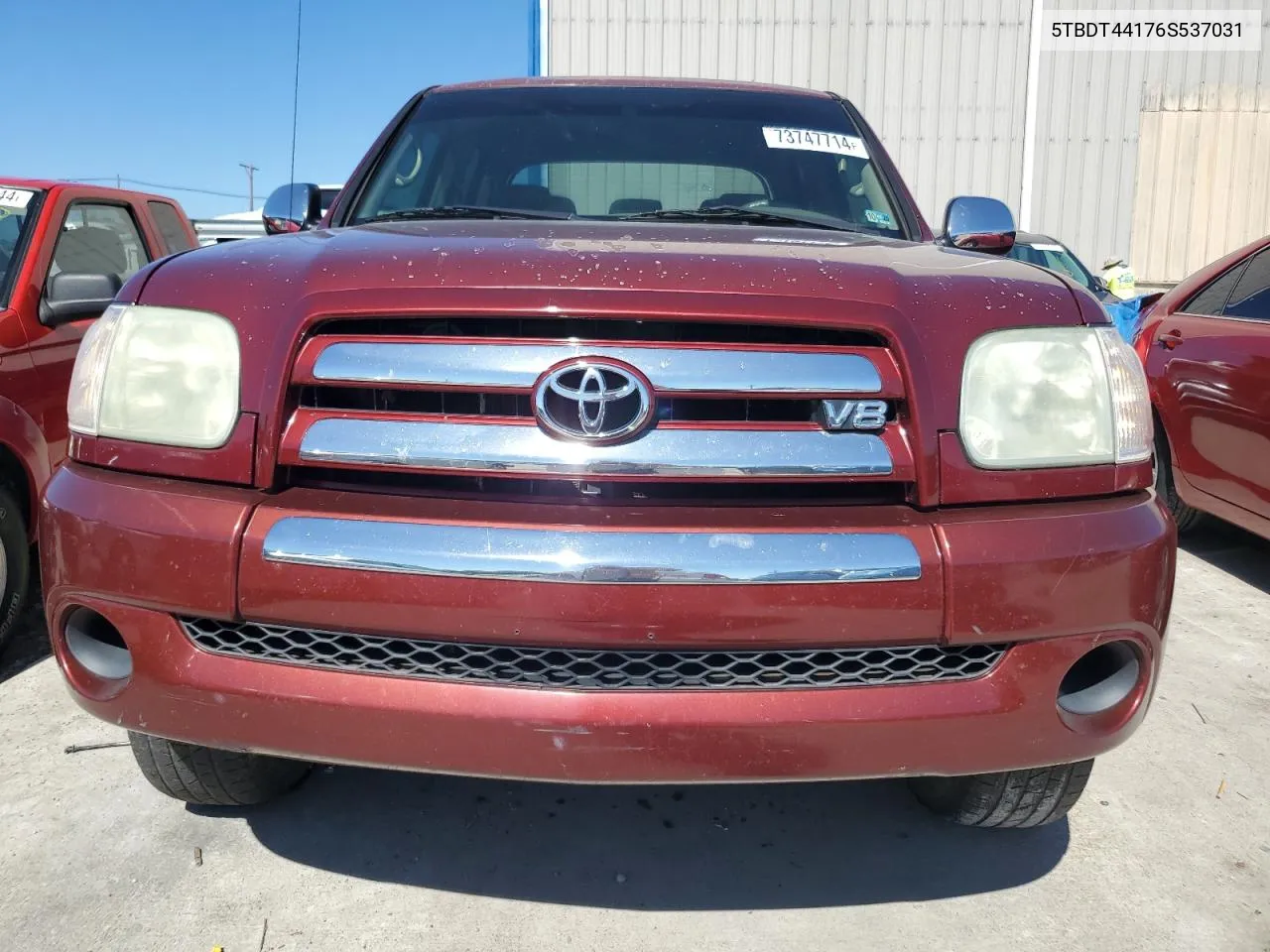 2006 Toyota Tundra Double Cab Sr5 VIN: 5TBDT44176S537031 Lot: 73747714