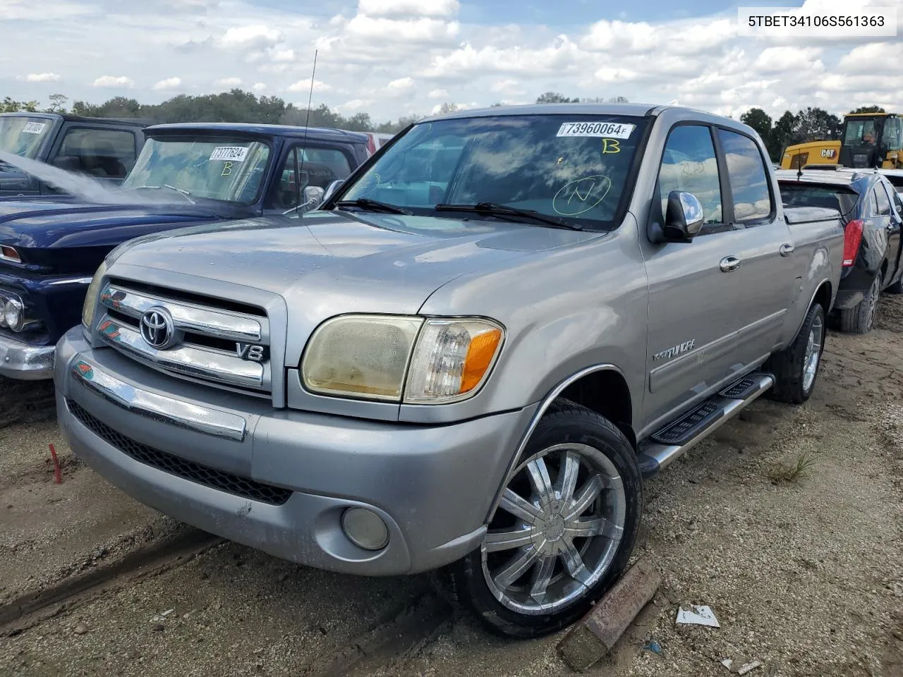 2006 Toyota Tundra Double Cab Sr5 VIN: 5TBET34106S561363 Lot: 73960064