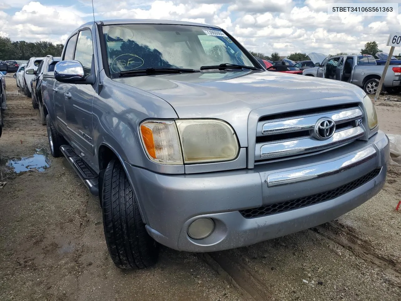 2006 Toyota Tundra Double Cab Sr5 VIN: 5TBET34106S561363 Lot: 73960064