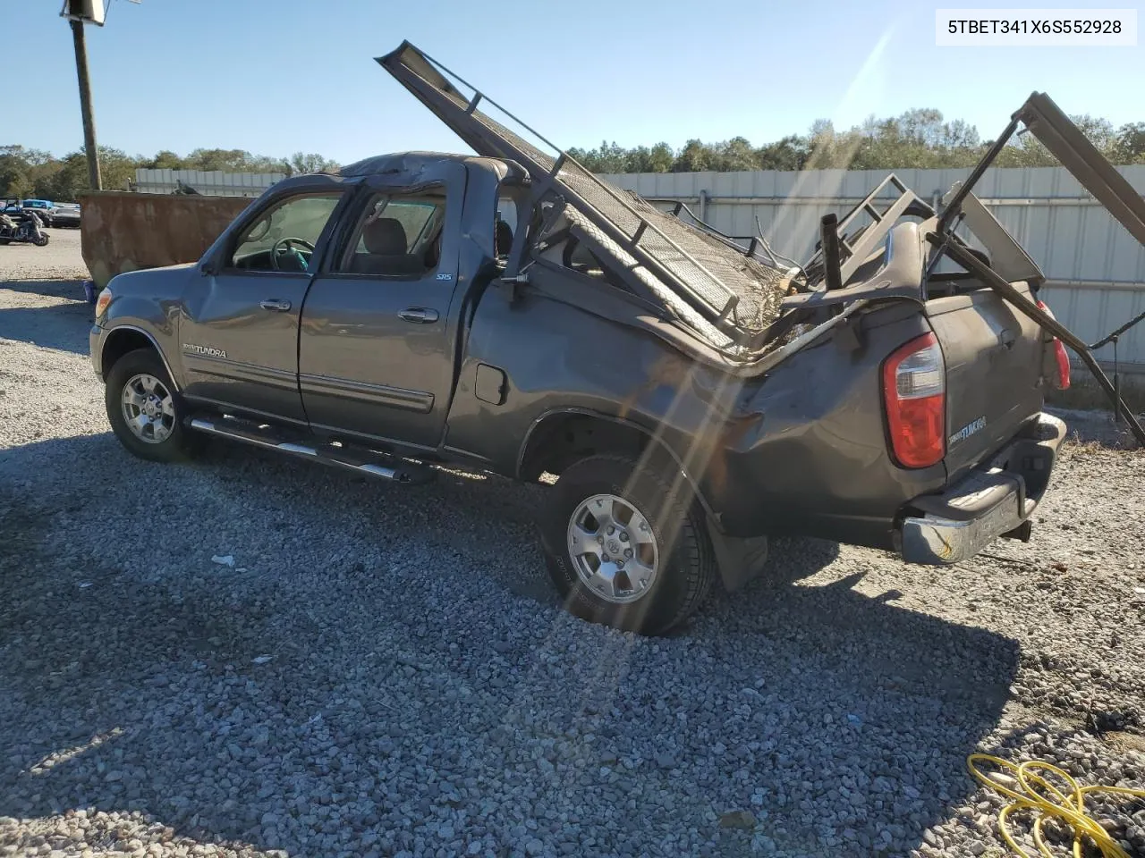 2006 Toyota Tundra Double Cab Sr5 VIN: 5TBET341X6S552928 Lot: 74333554