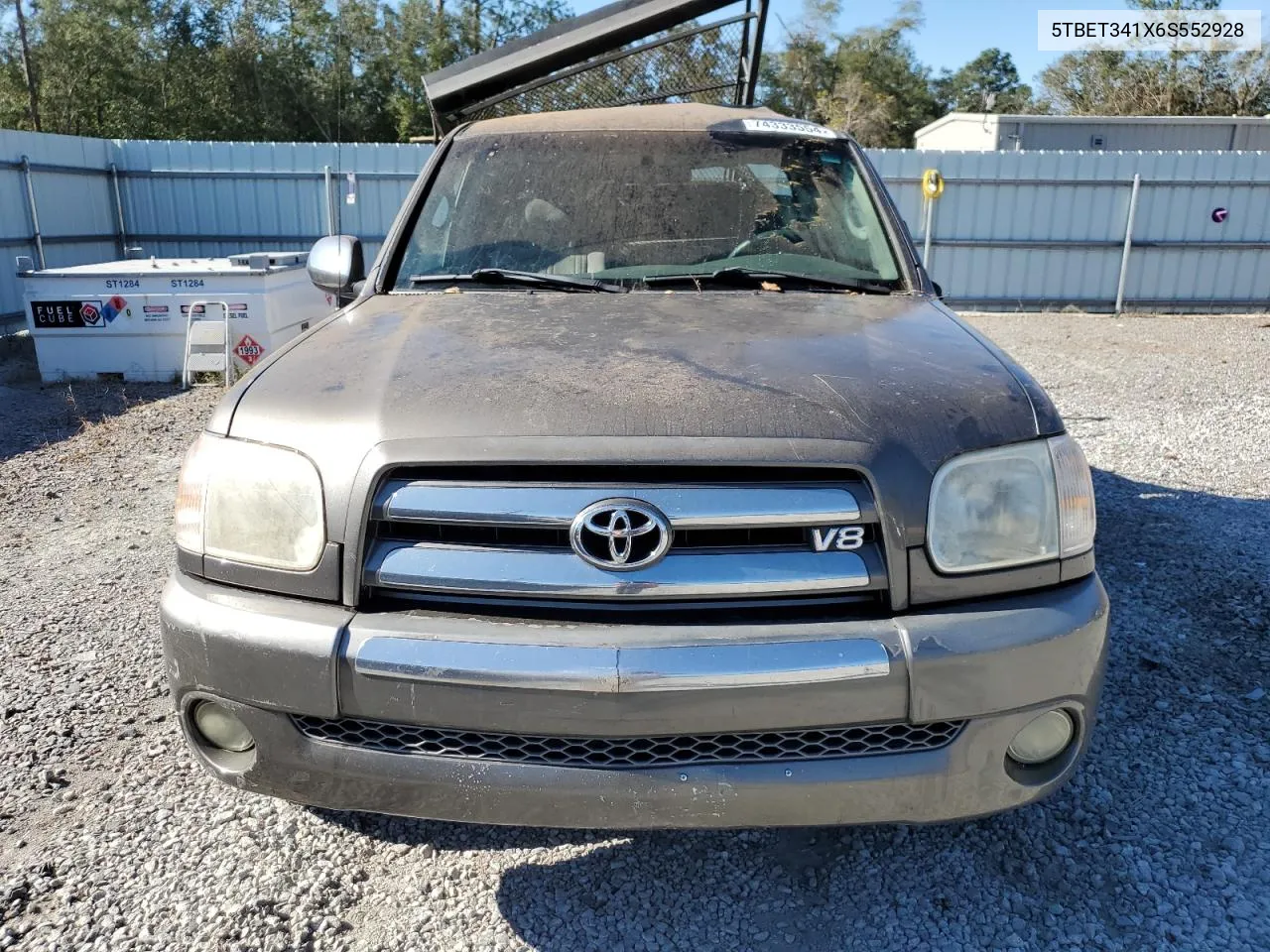 2006 Toyota Tundra Double Cab Sr5 VIN: 5TBET341X6S552928 Lot: 74333554