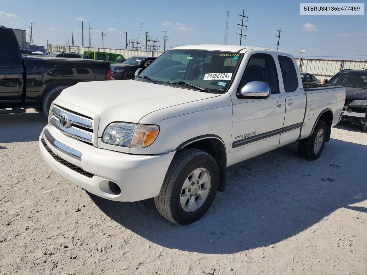 5TBRU34136S477469 2006 Toyota Tundra Access Cab Sr5