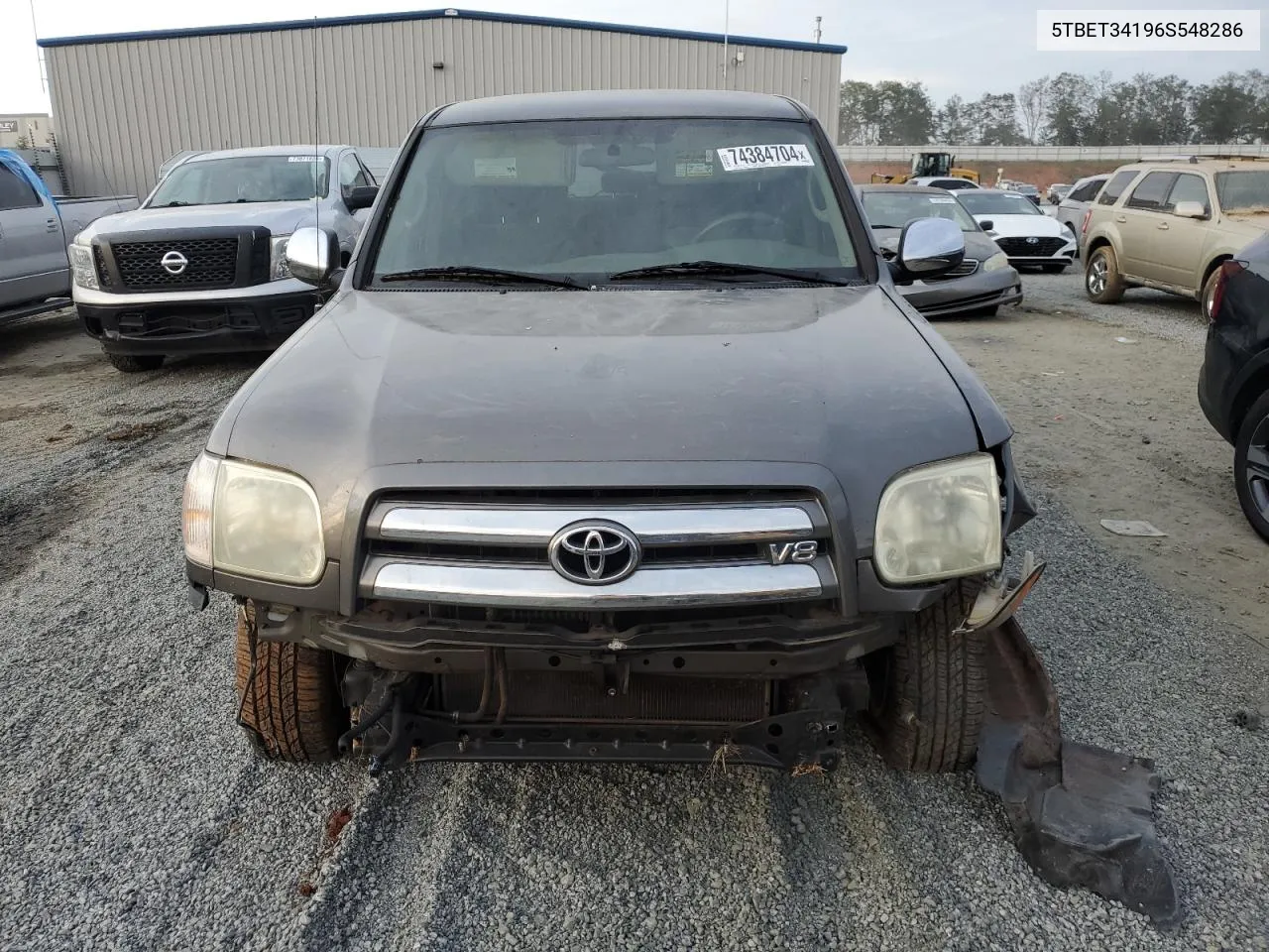 2006 Toyota Tundra Double Cab Sr5 VIN: 5TBET34196S548286 Lot: 74384704