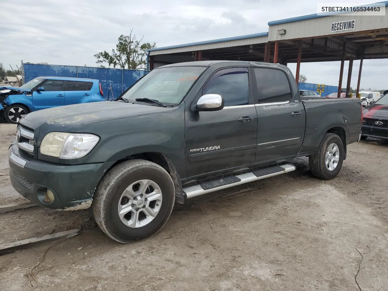 2006 Toyota Tundra Double Cab Sr5 VIN: 5TBET34116S534463 Lot: 74473754