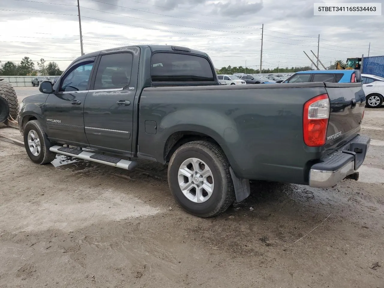 2006 Toyota Tundra Double Cab Sr5 VIN: 5TBET34116S534463 Lot: 74473754