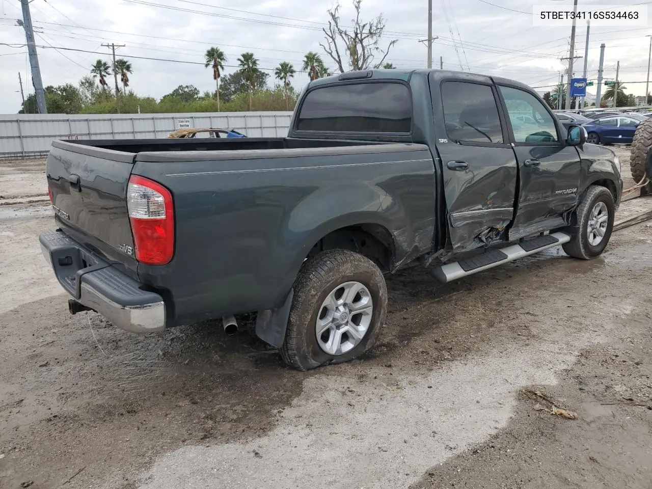 2006 Toyota Tundra Double Cab Sr5 VIN: 5TBET34116S534463 Lot: 74473754