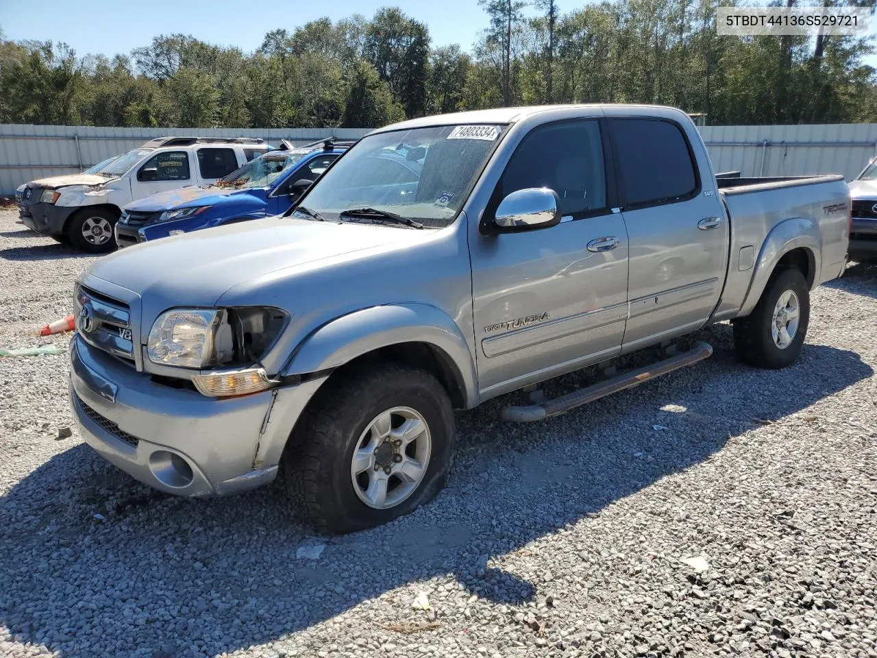 2006 Toyota Tundra Double Cab Sr5 VIN: 5TBDT44136S529721 Lot: 74803334