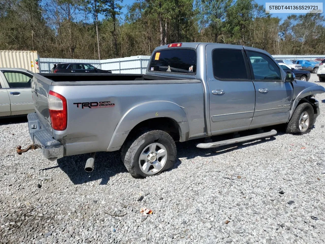 2006 Toyota Tundra Double Cab Sr5 VIN: 5TBDT44136S529721 Lot: 74803334