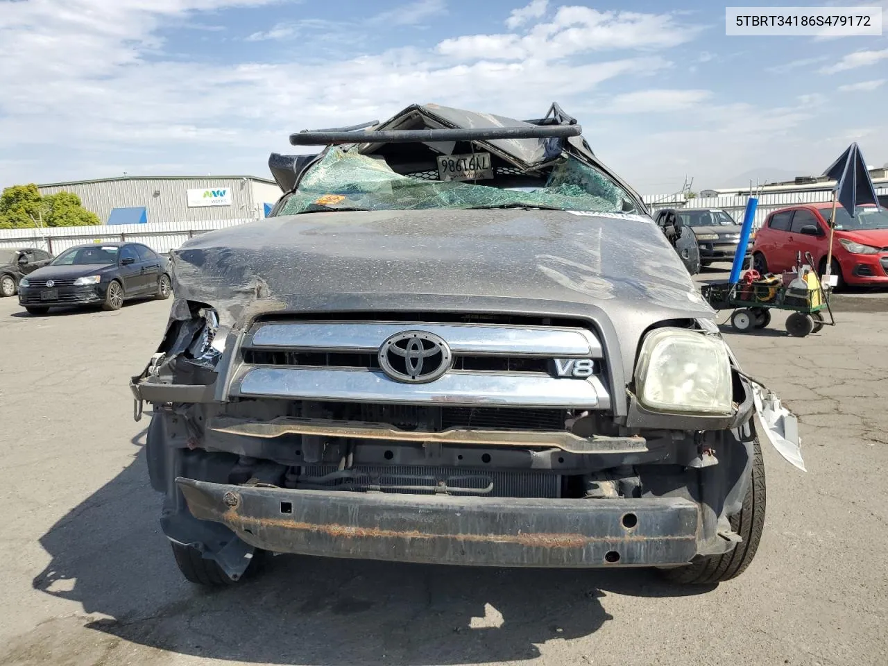 2006 Toyota Tundra Access Cab Sr5 VIN: 5TBRT34186S479172 Lot: 74849724