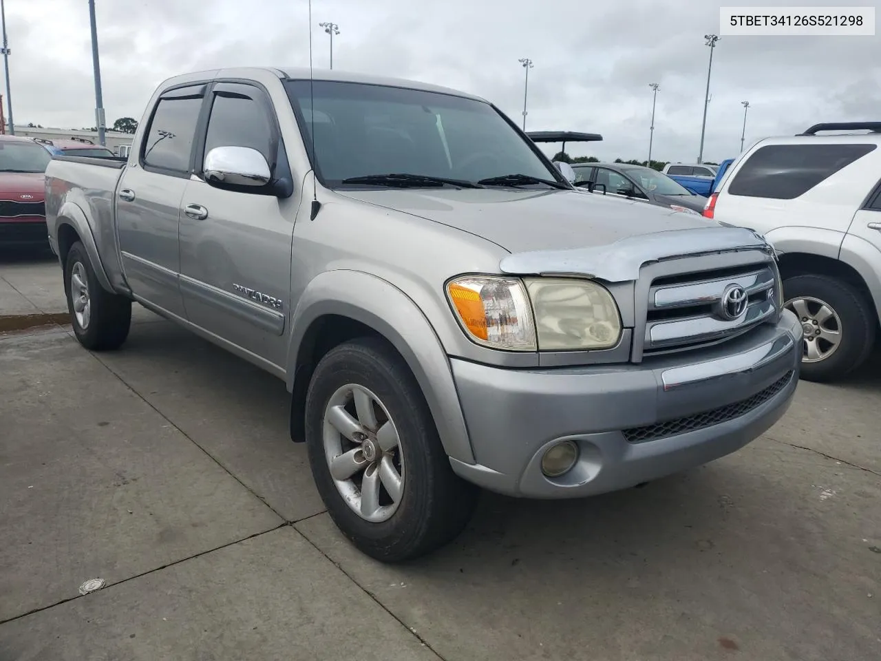 2006 Toyota Tundra Double Cab Sr5 VIN: 5TBET34126S521298 Lot: 74874704