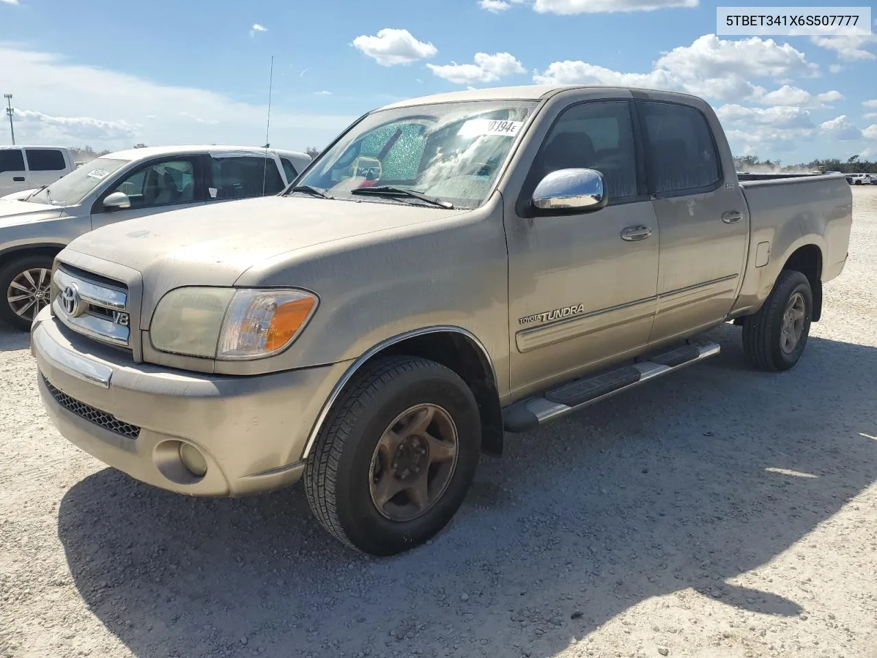 2006 Toyota Tundra Double Cab Sr5 VIN: 5TBET341X6S507777 Lot: 74900394