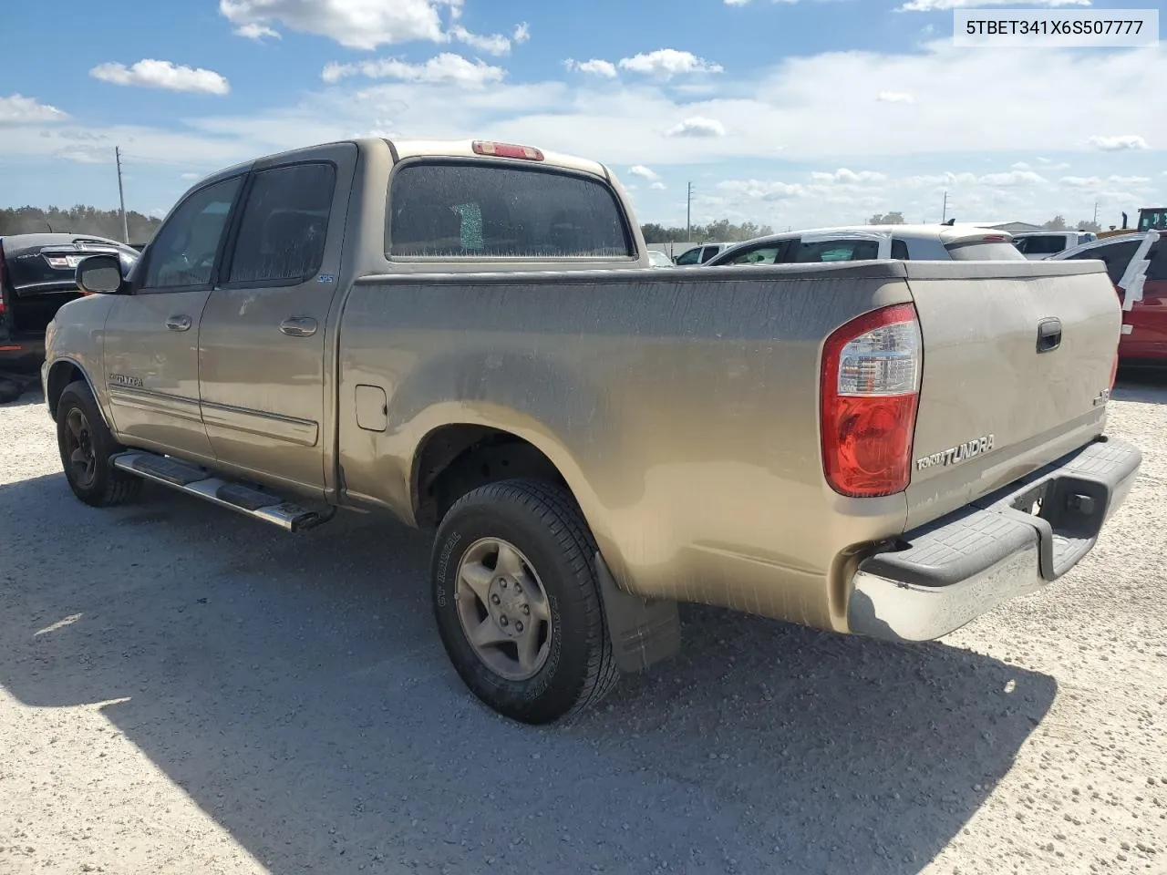 2006 Toyota Tundra Double Cab Sr5 VIN: 5TBET341X6S507777 Lot: 74900394