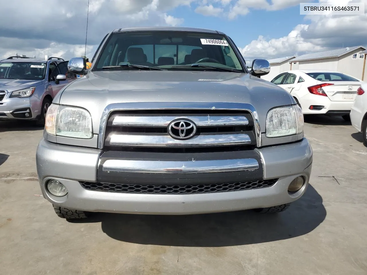 2006 Toyota Tundra Access Cab Sr5 VIN: 5TBRU34116S463571 Lot: 74906064