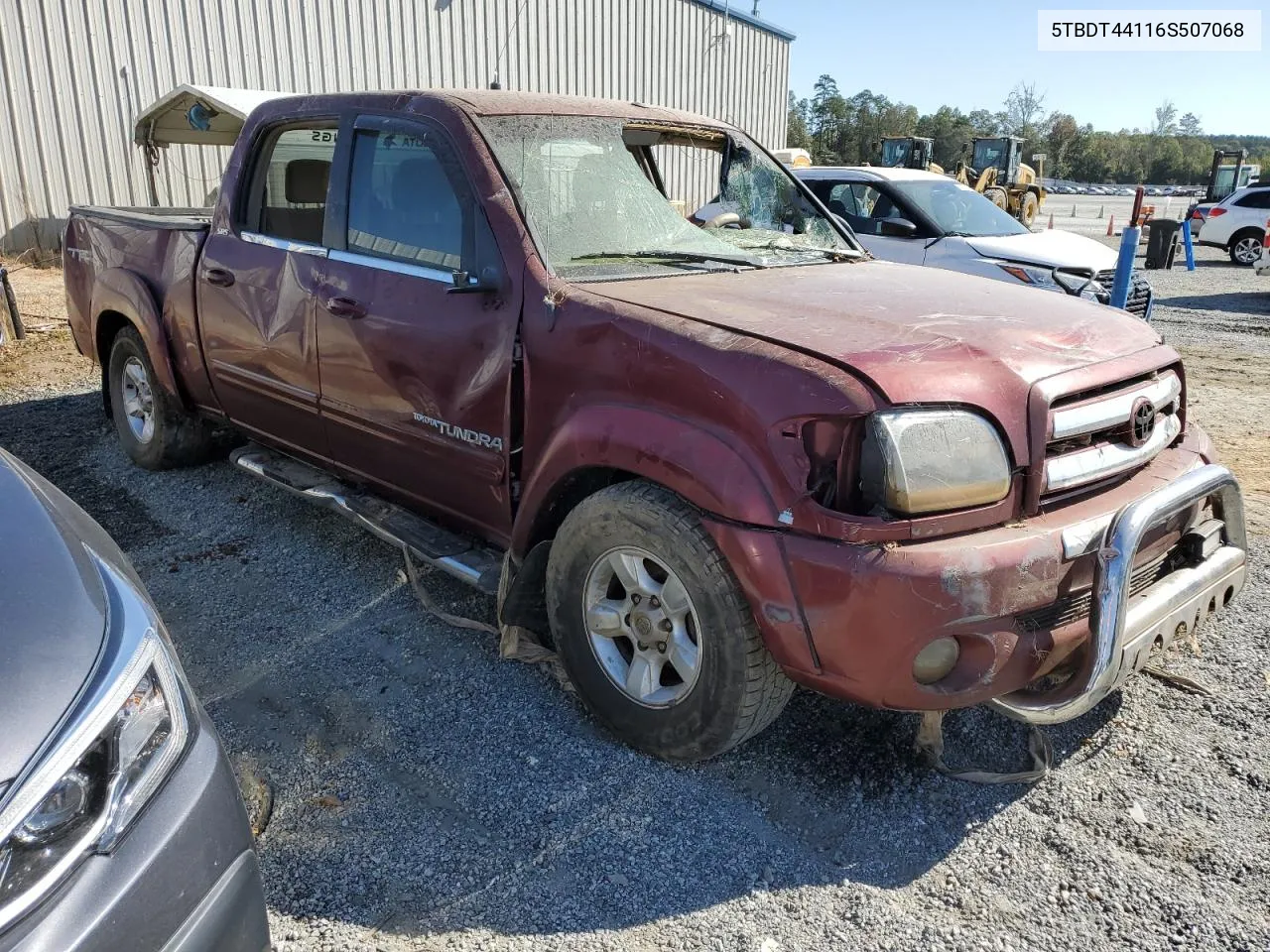 2006 Toyota Tundra Double Cab Sr5 VIN: 5TBDT44116S507068 Lot: 74959534