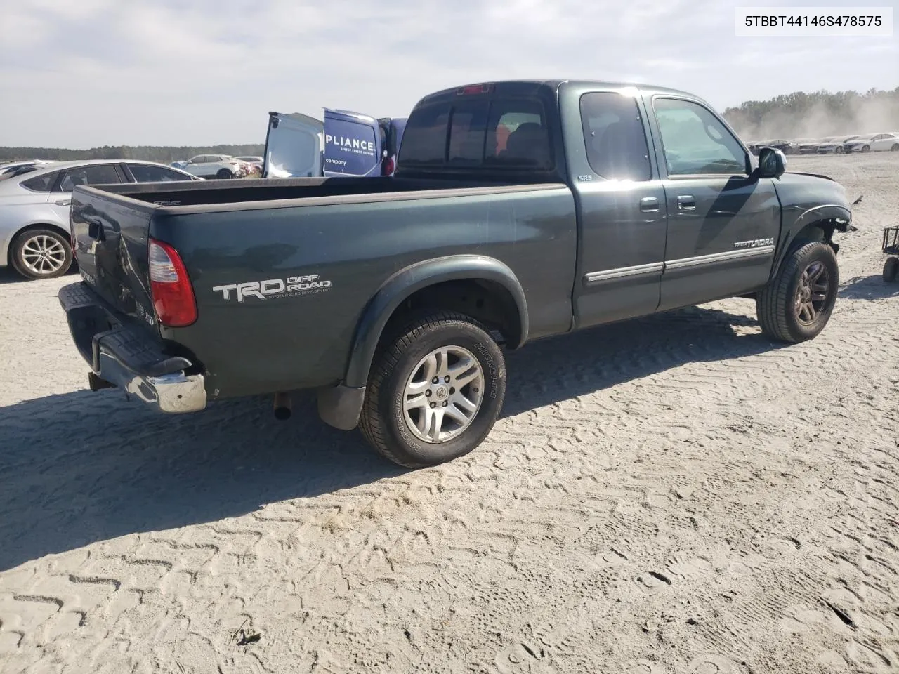 2006 Toyota Tundra Access Cab Sr5 VIN: 5TBBT44146S478575 Lot: 75258944