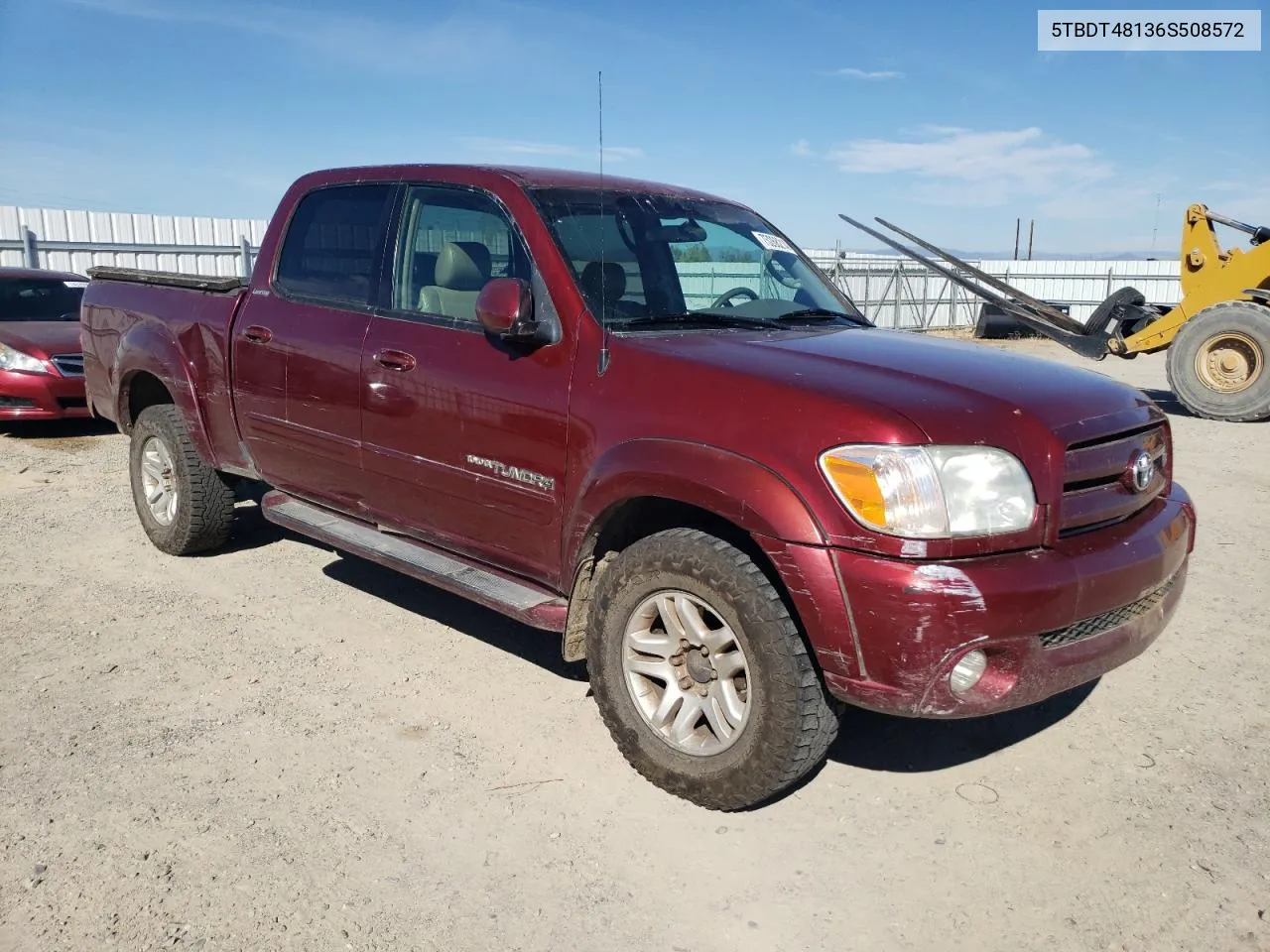 5TBDT48136S508572 2006 Toyota Tundra Double Cab Limited