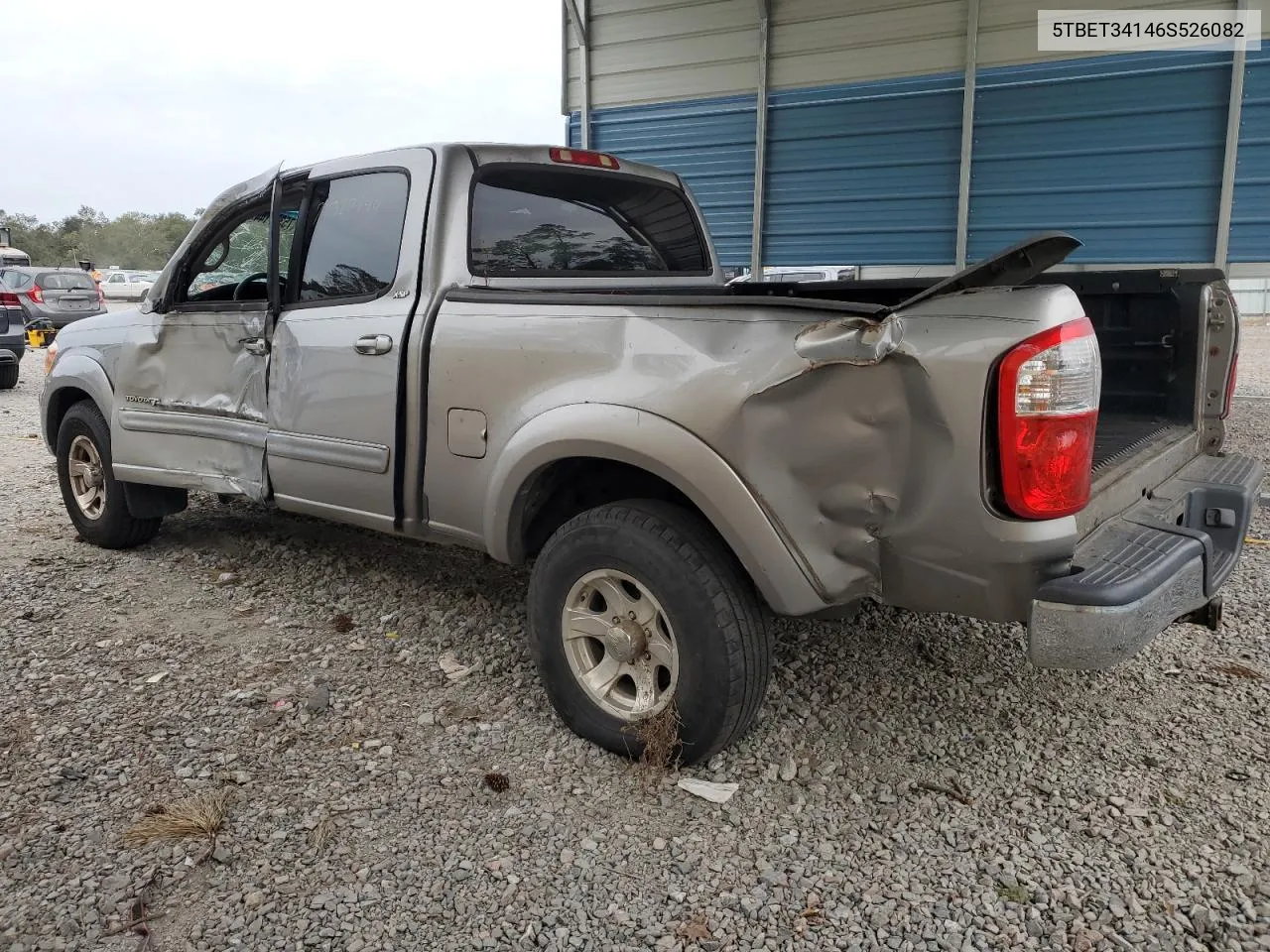 2006 Toyota Tundra Double Cab Sr5 VIN: 5TBET34146S526082 Lot: 75327144