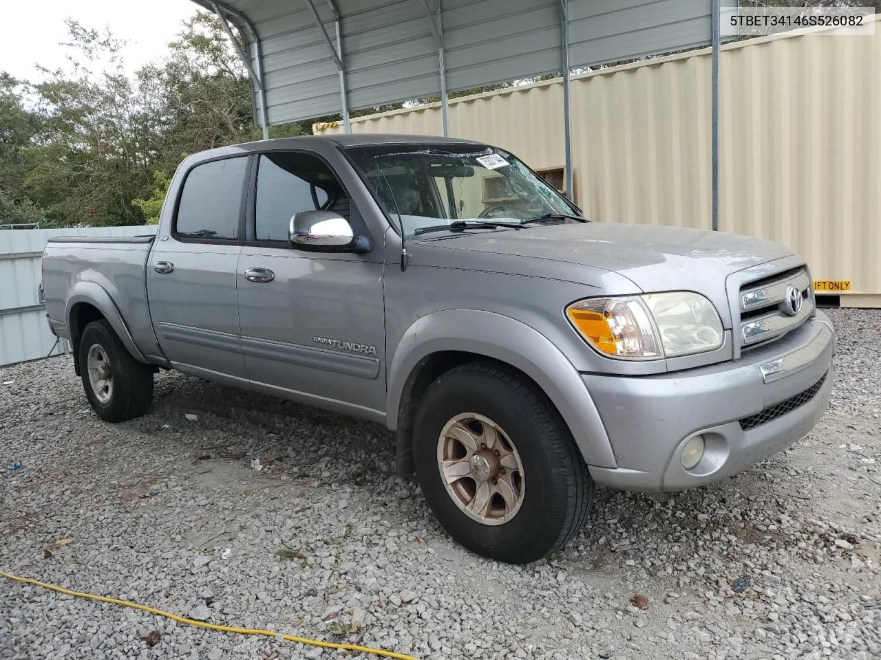 2006 Toyota Tundra Double Cab Sr5 VIN: 5TBET34146S526082 Lot: 75327144