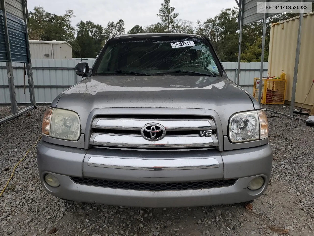 2006 Toyota Tundra Double Cab Sr5 VIN: 5TBET34146S526082 Lot: 75327144