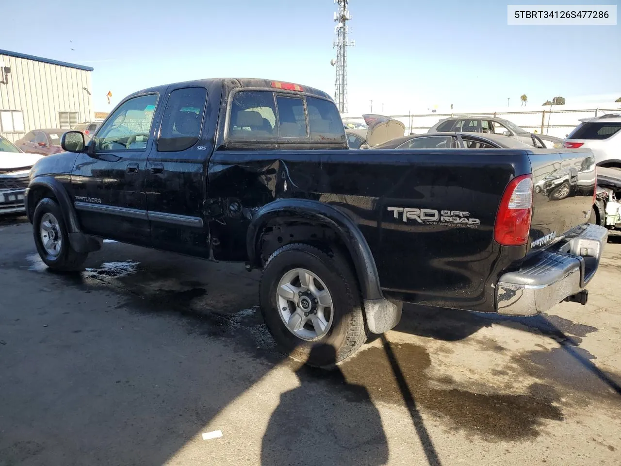 2006 Toyota Tundra Access Cab Sr5 VIN: 5TBRT34126S477286 Lot: 75542284