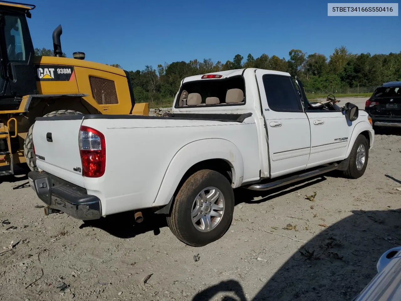 2006 Toyota Tundra Double Cab Sr5 VIN: 5TBET34166S550416 Lot: 75568134